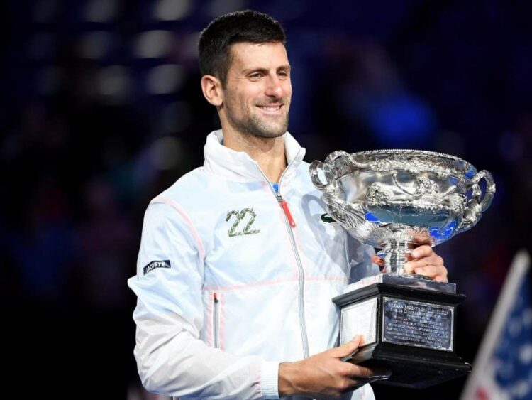 Novak Djokovic hold the repord of most weeks as world number 1and most australian open titles