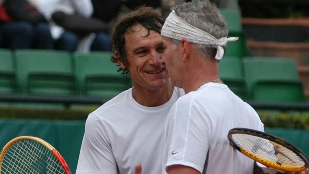 John McEnroe and Mats Wilander