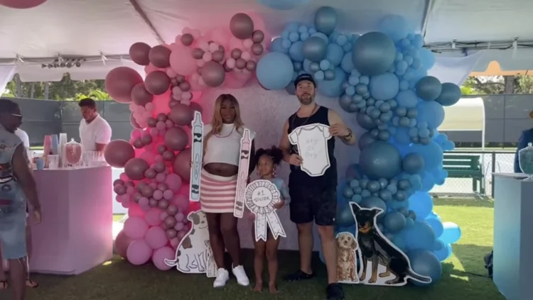 Serena Williams and Alexis Ohanian