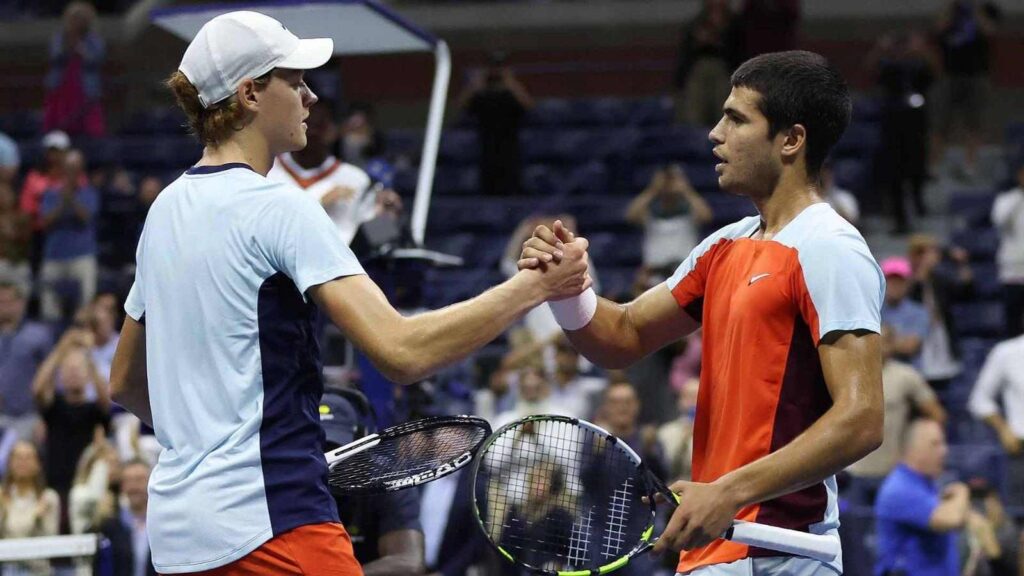 Carlos Alcaraz defeats Jannik Sinner US Open 2022