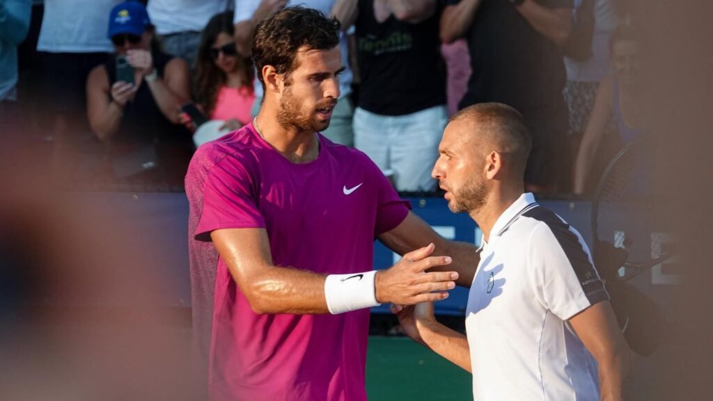 Daniel Evans defeats Karen Khachanov US Open 2024