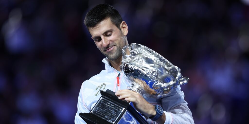 Novak Djokovic holds the record of most grand slam titles in open era