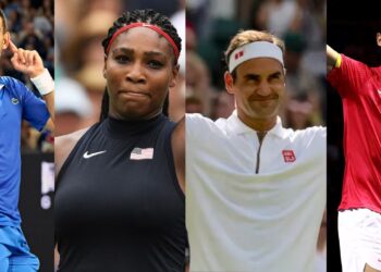 Novak Djokovic, Serena Williams, Roger Federer and Rafael Nadal are players with most grand slam titles in tennis history