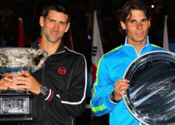 Novak Djokovic and Rafael Nadal played one of longest Australian Open matches of all time